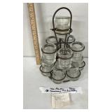 Rare mini planters, 13 hemingray insulators