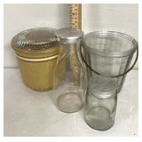 Vintage stoneware/glassware