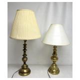 2 table top lamps