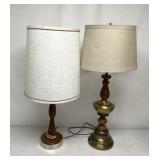 2 lamps