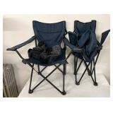 2 lawn chairs