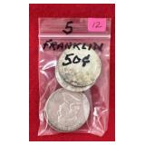 5 - Franklin Halves