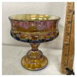 Vintage carnival glass/candy dish