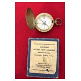 Vintage Waltham pocket tape compass
