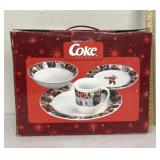 Coca-Cola 16 piece stoneware set