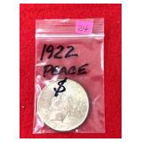 1922 Peace Dollar