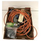 Extension cords/power strip/floodlights holder