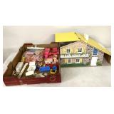 Vintage childrenï¿½s Playhouse and accessories