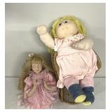 Cabbage patch Doll/praying porcelain doll
