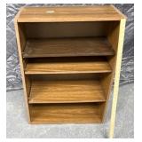 Light duty 24 inch wide bookshelf/discolored shelf