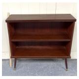 vintage Mid-Century Modern low bookcase with