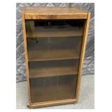 Stereo display cabinet on wheels