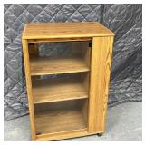 TV stand/extra storage on side/may have marks