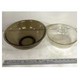 Pyrex and other glass mixing bowl have marks