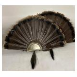 Two turkey beard displays