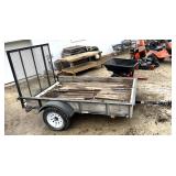 5ï¿½x8ï¿½ single axle utility trailer