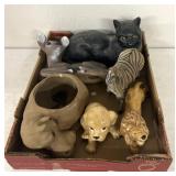 Animal figurines/hipo planter