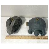 Rabbit and turtle waterers