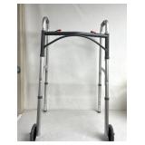 Adjustable walker with 2  wheels