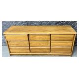 67 inch wide nine drawer dresser