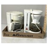 2 Coffee makers, great for camping
