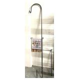 Metal shepherds hooks plant holders