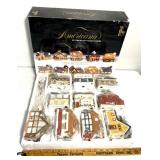 Americano 10 porcelain collectibles/village