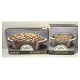 Oven to table glass bakeware