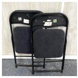 2 folding chairs