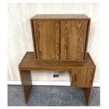 Crafting table/organizer cabinet