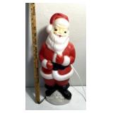 Vintage table top blow mold Santa Claus