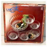 Lavender 7pcs glass bowl set