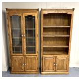 2 bookcases/displays-