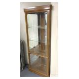 Corner Curio display cabinet lighted