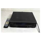 Panasonic VCR comes with Philips universal remote