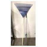 Plastic and metal rakes