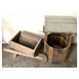 Outdoor wooden decor