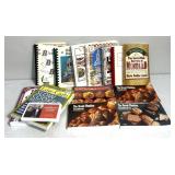 Variety of recipe books