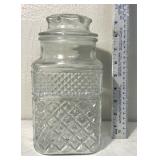 Anchor hocking Wexford clear glass canister