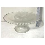 Glass cake stand