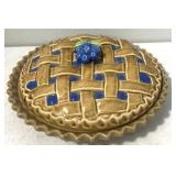 Blueberry pie dish w/recipe