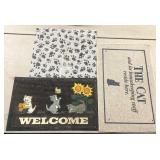 Cat welcome mats-pad