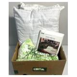 Bedding set - 2 pillows - sheets - percale