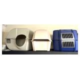 Pet carrier/cage/litter box/parts