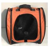 Pet carrier on wheels/handle/backpack