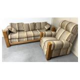 Retro lounger/couch with hide a bed