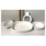 Corning ware dishes-color is from camera