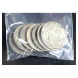 7 - Silver Wartime Jefferson Nickles