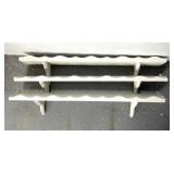 3 wall hanging shelves 37.5 inches wide