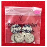 11 - 90% Wahington Quarters